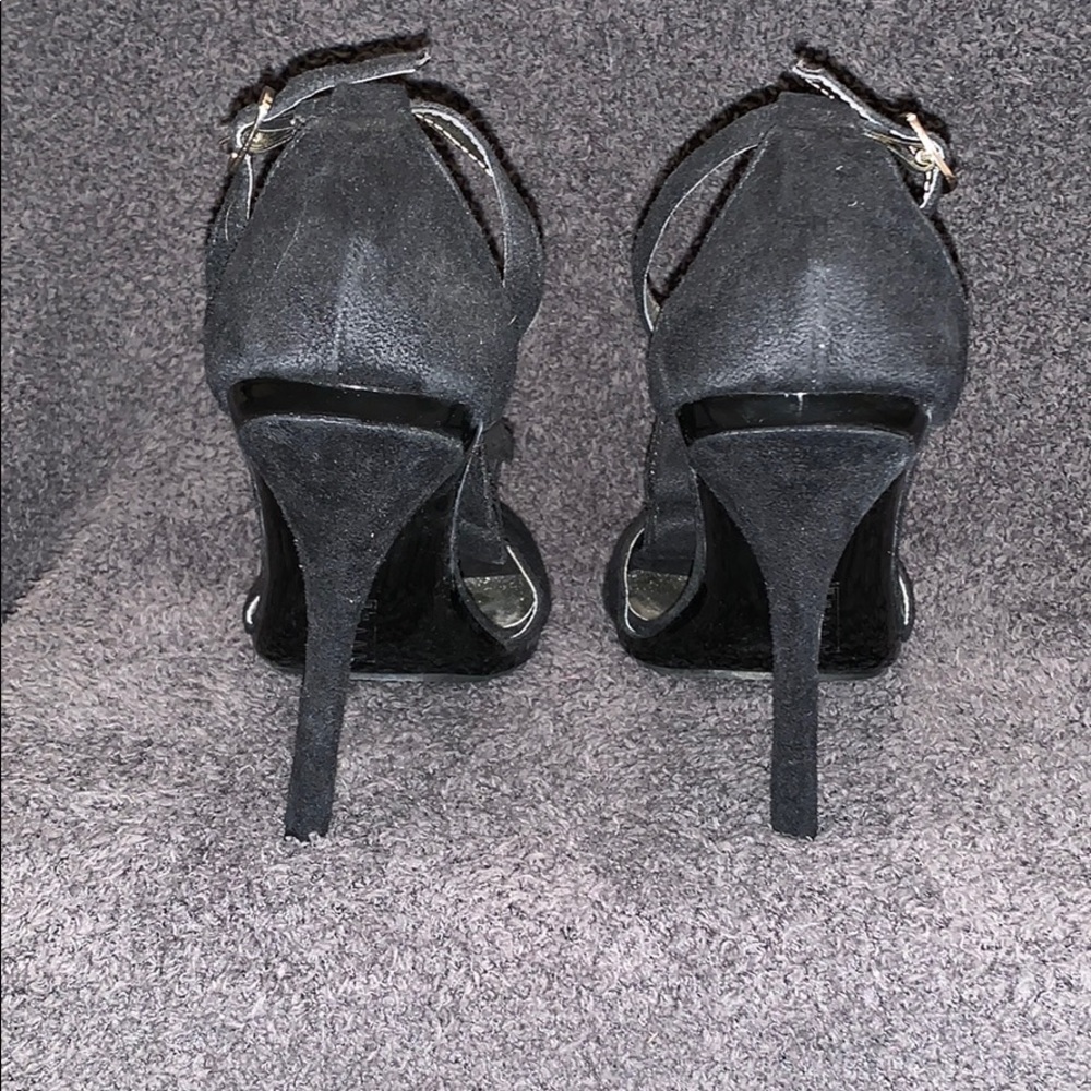 Suede Ruffle Heels - Picture 4 of 5